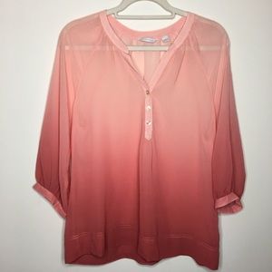 New York & Company sheer blouse